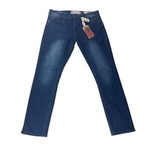 Tailor Vintage Mens Canaan Slim Fit Comfort Stretch Waist Denim Jeans Size 36x32